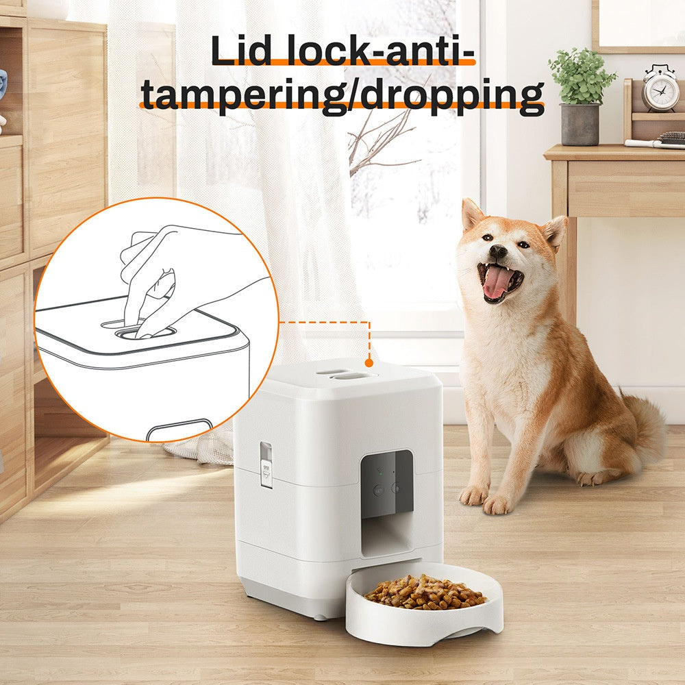 Smart 2L Automatic Pet Feeder with Camera